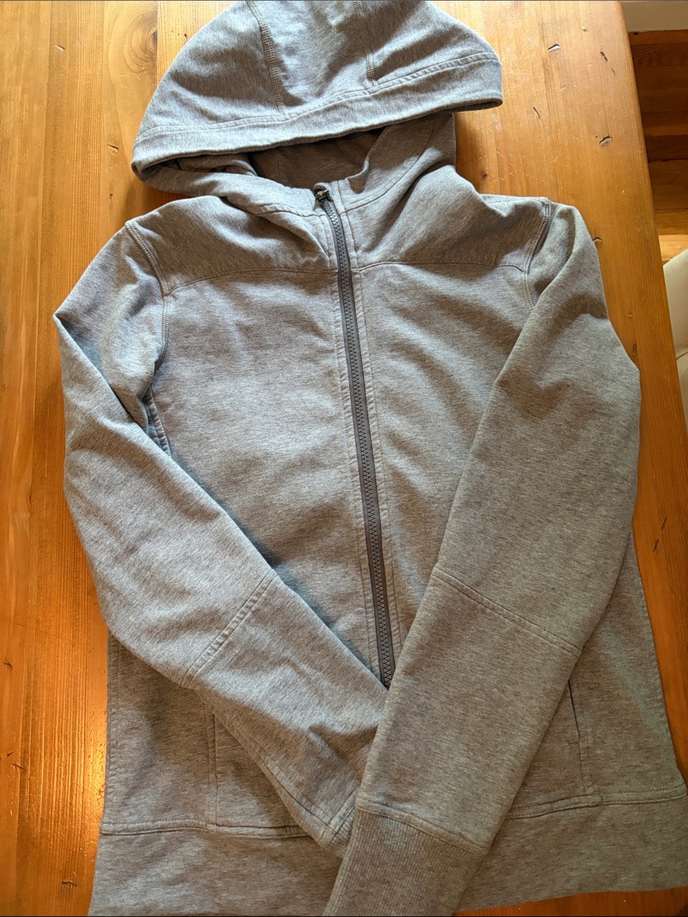 Lululemon Grey Zip-Up Hoodie Jacket